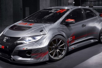 The first picture of the Honda Civic TCR
