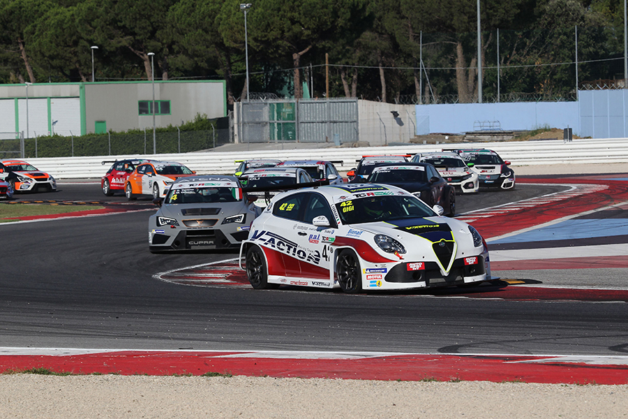 ferrara claims lights to flag victory at misano