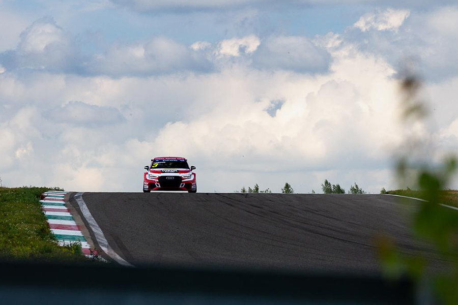 Aleksey Dudukalo leads an Audi 1-2-3 at Kazan Ring