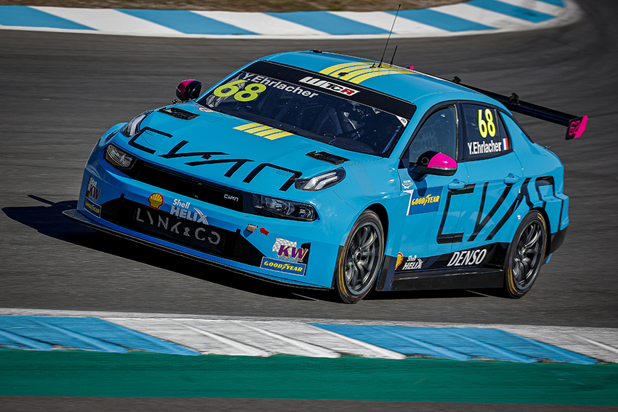 Ehrlacher leads a Lynk & Co 1-2-3 in Estoril’s Race 1