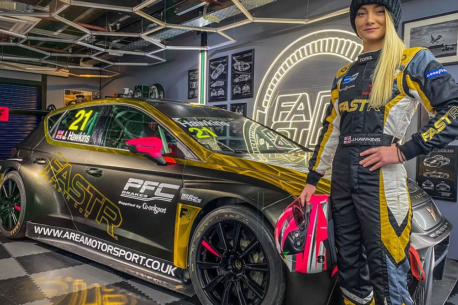 Jessica Hawkins announces TCR UK campaign