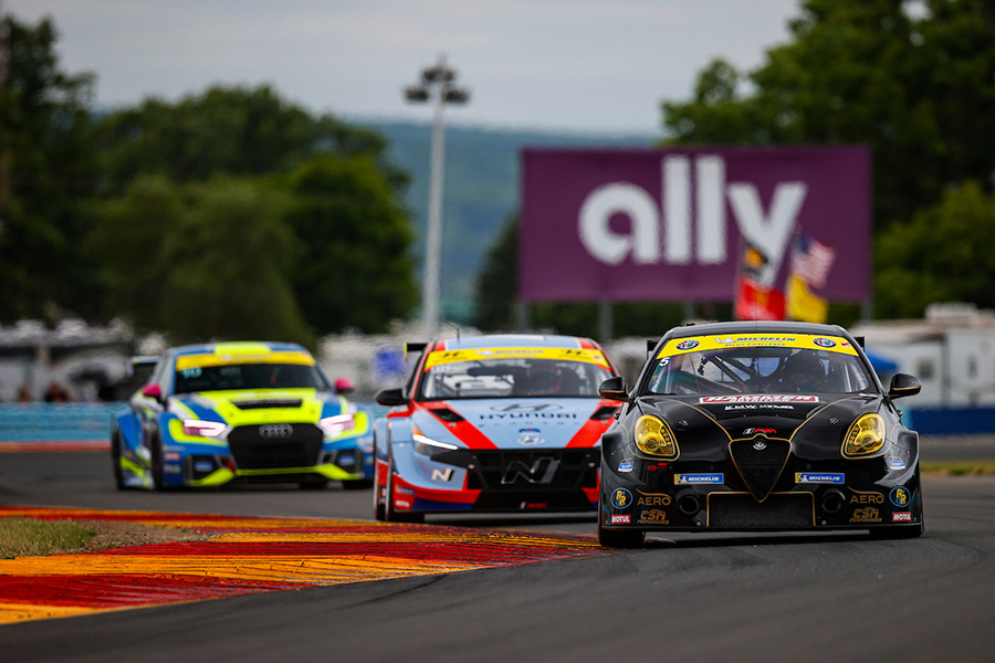 The Alfa Romeo of Block and Lewis wins at Watkins Glen 